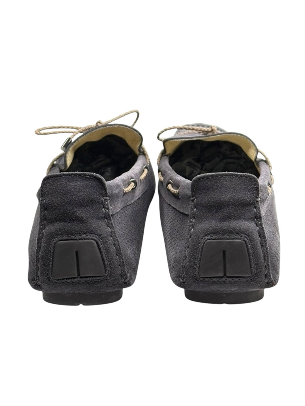 new Jennifer Tattanelli ♔ Driver Driving Shoe Slip On Loafer ♔ Grey Suede ♔ 11 - Picture 4 of 16
